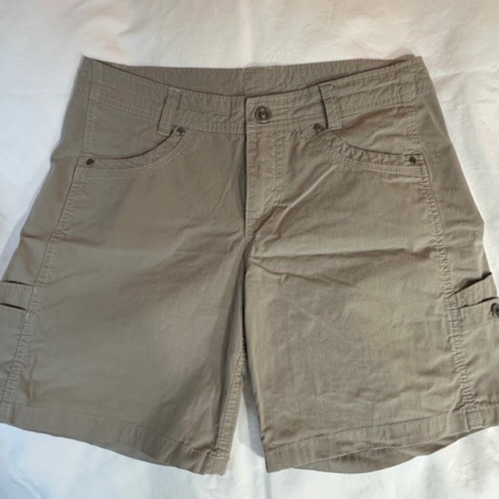 Kuhl Kontour 7" Shorts Size 8 Tan Beige